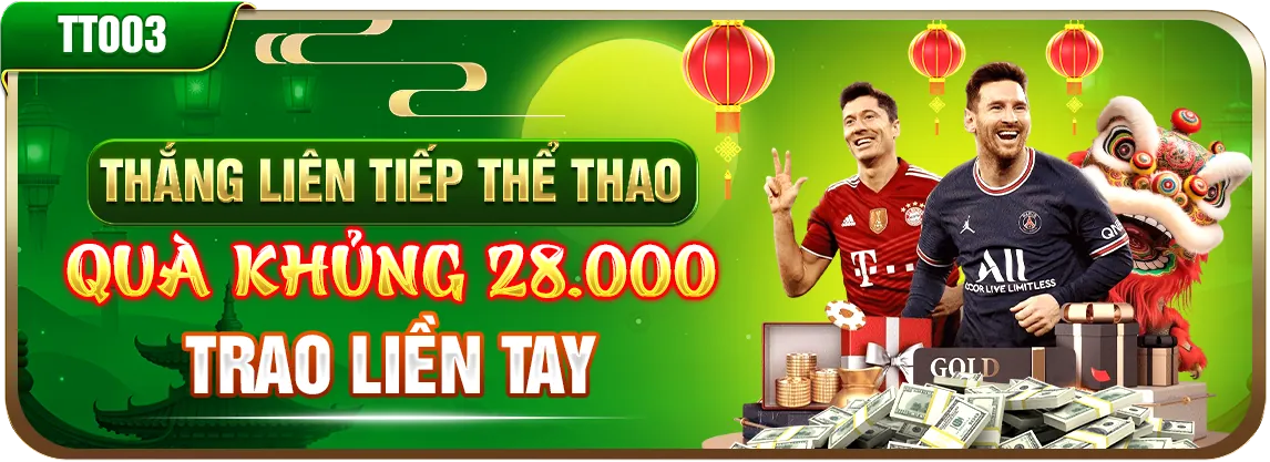 Sự kiện hoàn tiền thể thao đặc biệt tại 28bets khuyến mãi